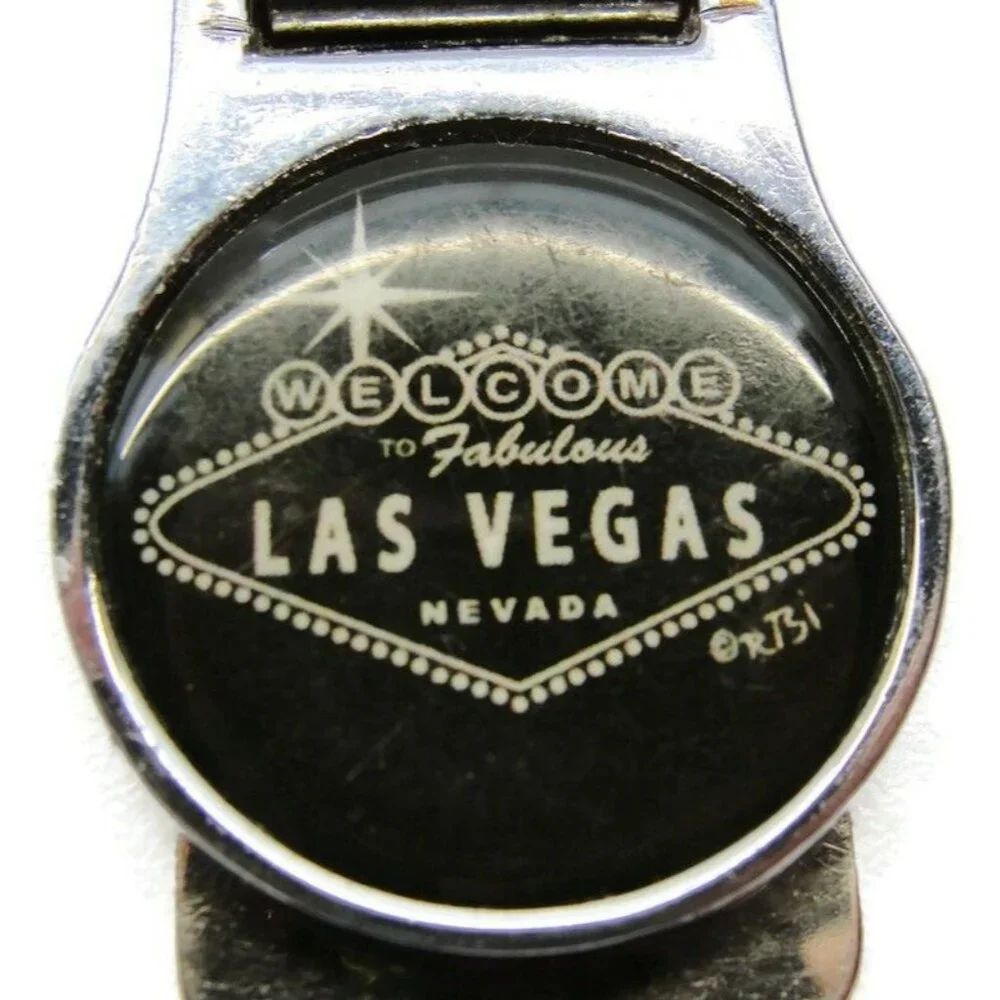 Money Clip Welcome to Fabulous Las Vegas Money Clip Stainless Steel